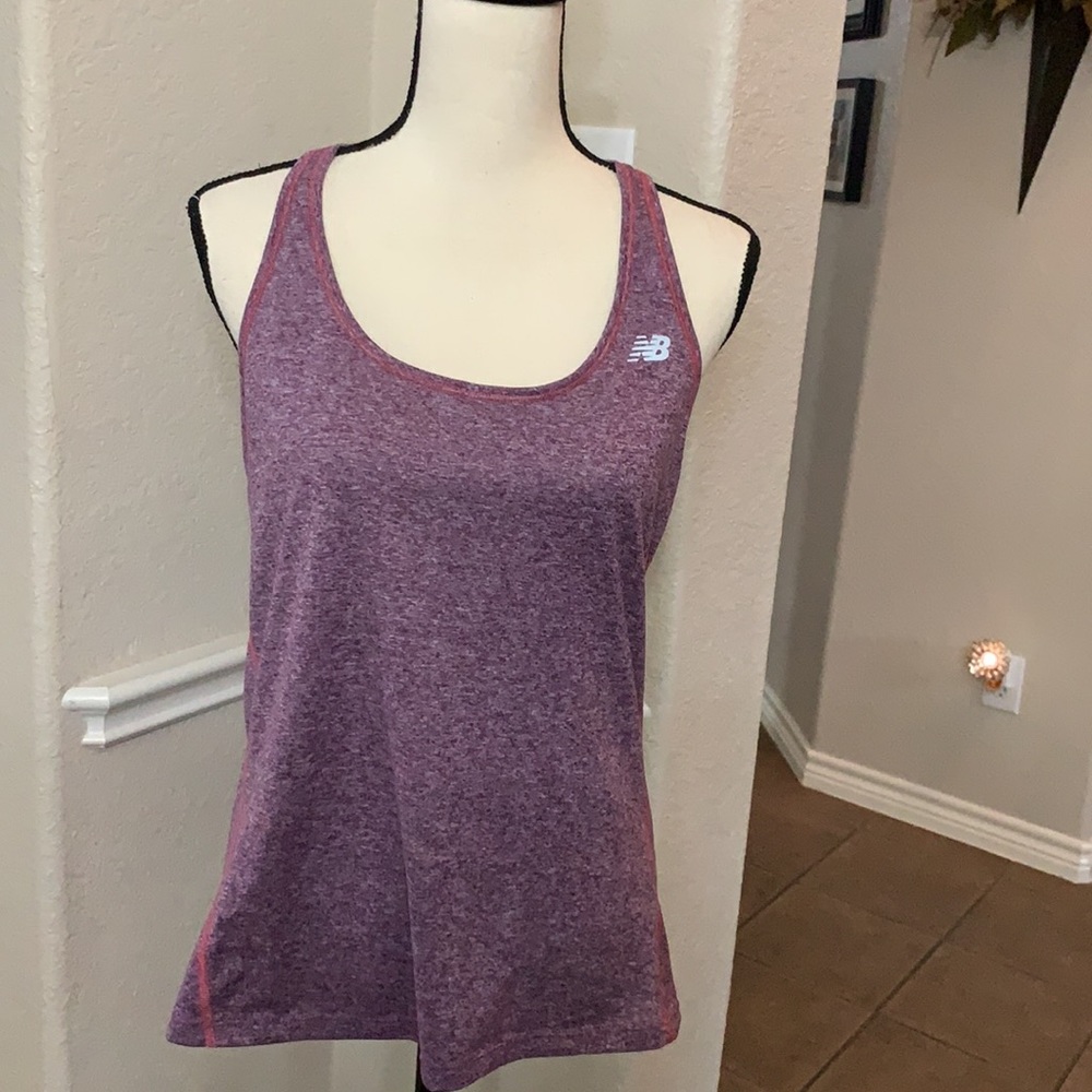 New balance purple racer back tank top Size L
